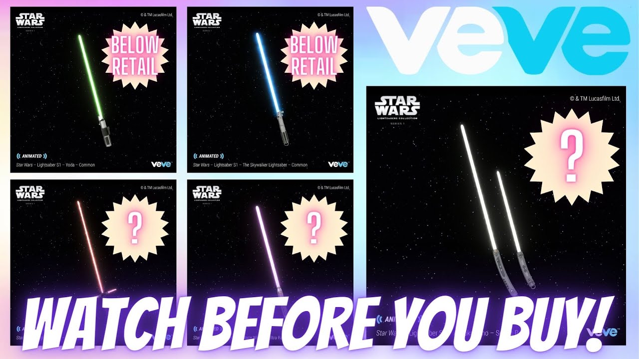VEVE STAR WARS LIGHTSABER PRICE PREDICTION!