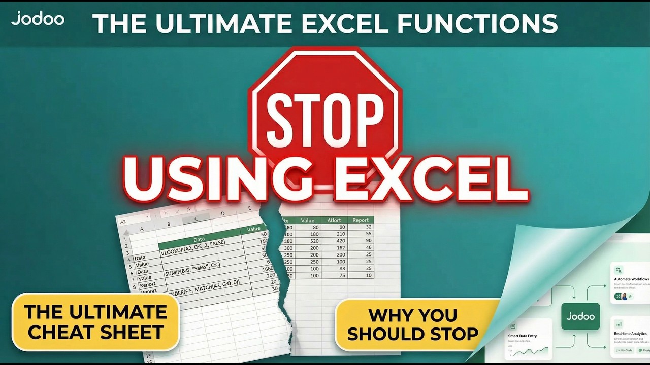 The Ultimate Excel Functions Cheat Sheet (And Why You Should Stop Using Them)