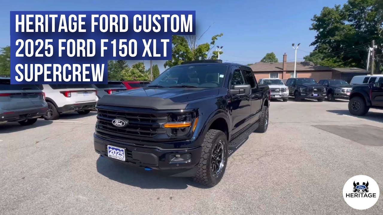 PM158-HERITAGE FORD CUSTOM: 2025 FORD F150 XLT SUPERCREW