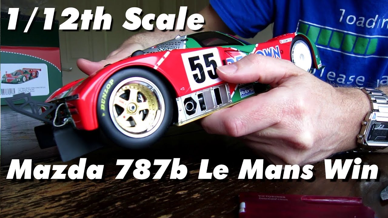 1/12 TrueScale Miniatures TSM Mazda 787b resin model unboxing