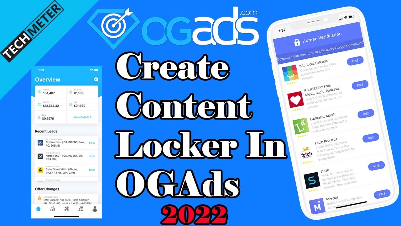 How To Create A Content Locker With Ogads (step By Step) - Cpa Content Locking Methods Honest Video
