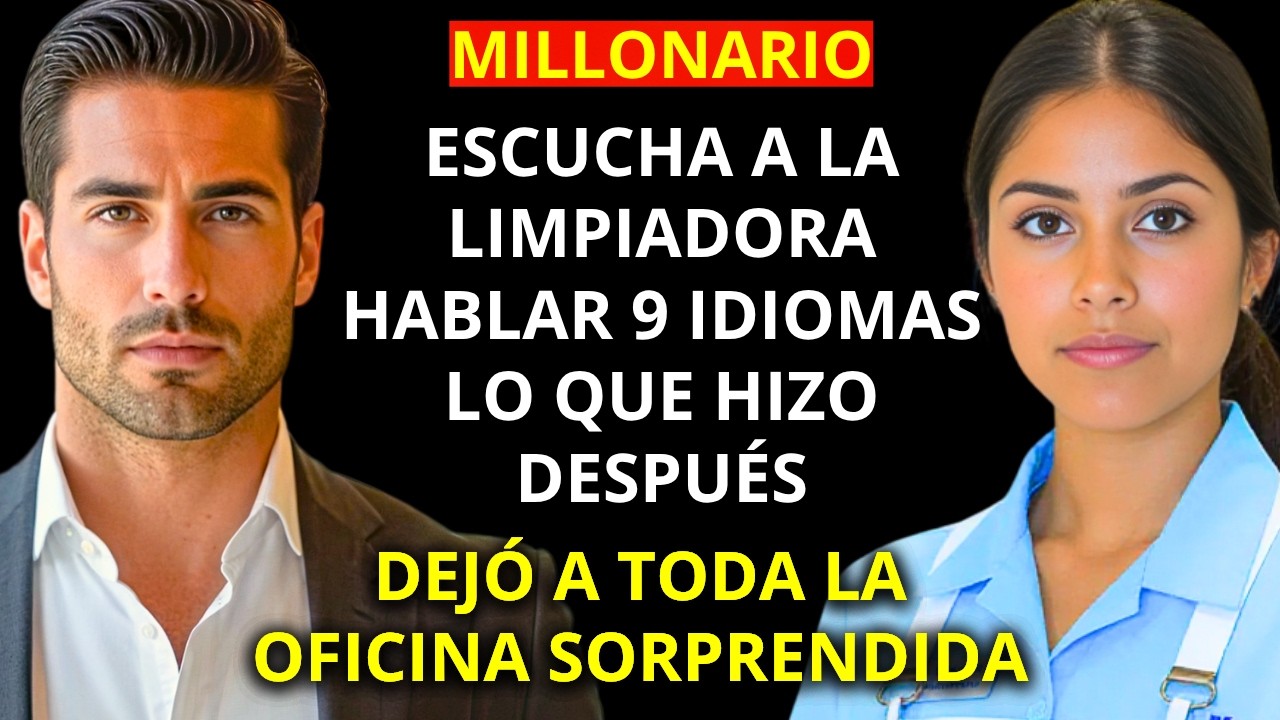 MILLONARIO escucha a la LIMPIADORA HABLAR 9 IDIOMAS — lo que hizo DESPUÉS SORPRENDIÓ A TODOS