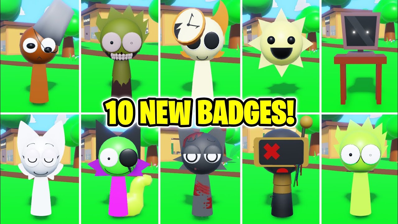 (MEGA UPDATE!) 3D SPRUNKI RP AND ANIMATIONS - How to get ALL 10 NEW BADGES!! NEW UPDATE! (ROBLOX)