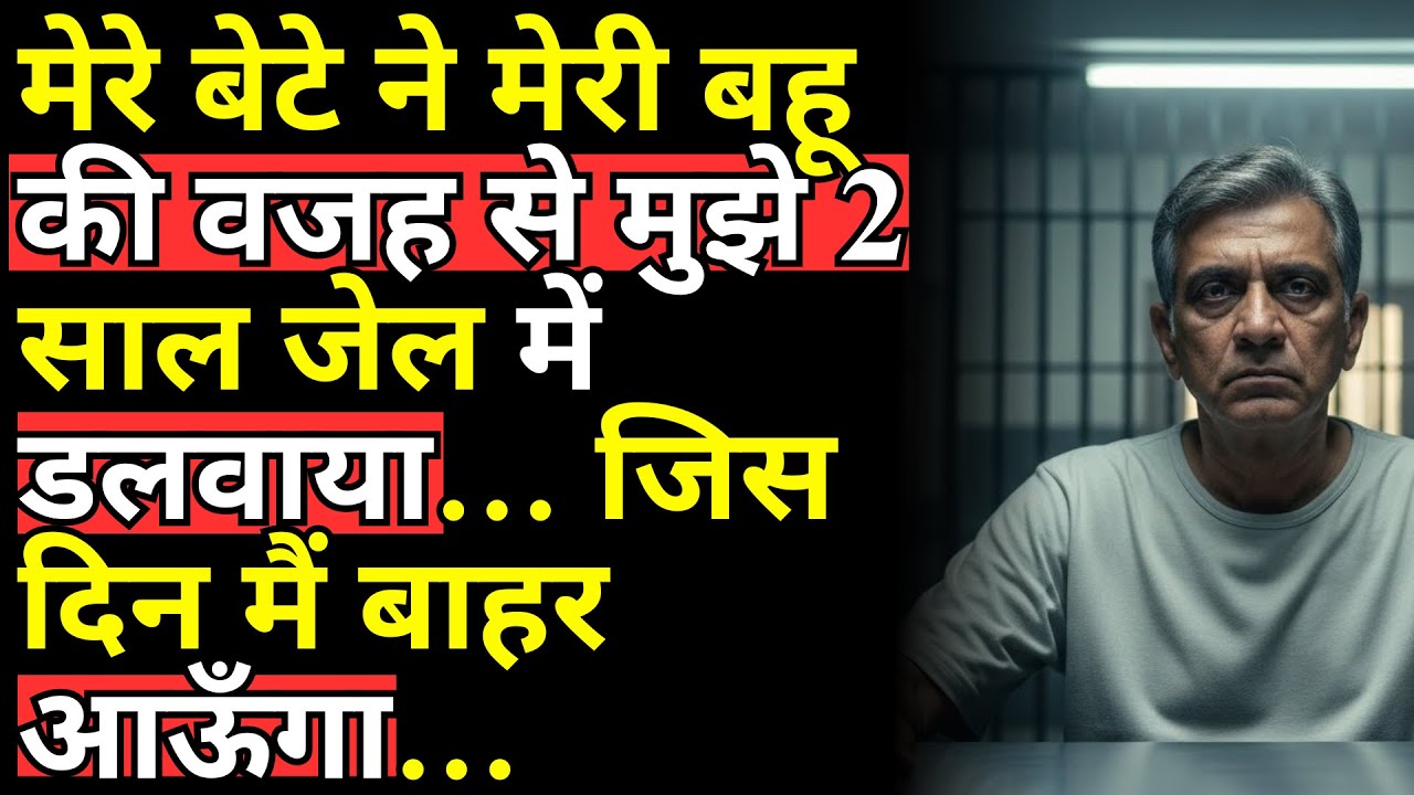 मेरे बेटे ने मेरी बहू की वजह से मुझे 2 साल जेल में डलवाया… जिस दिन मैं बाहर आऊँगा…