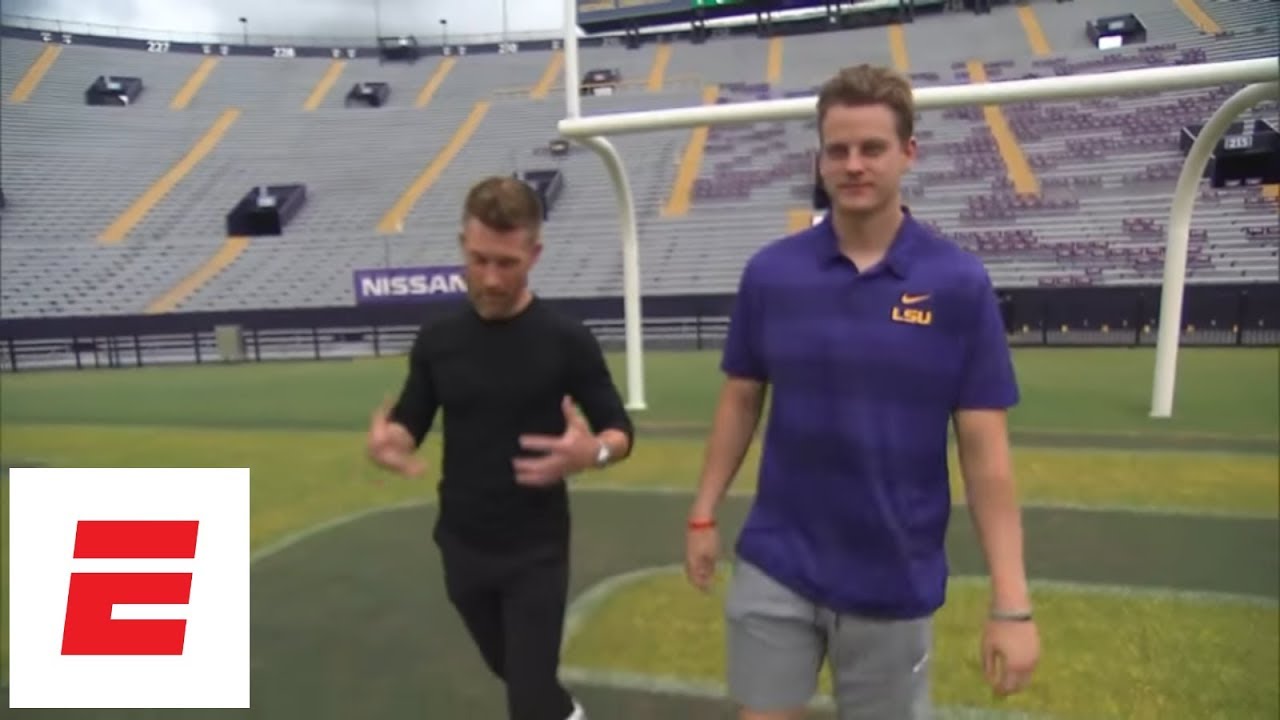 Marty Smith walk and talk with LSU QB Joe Burrow | ESPN