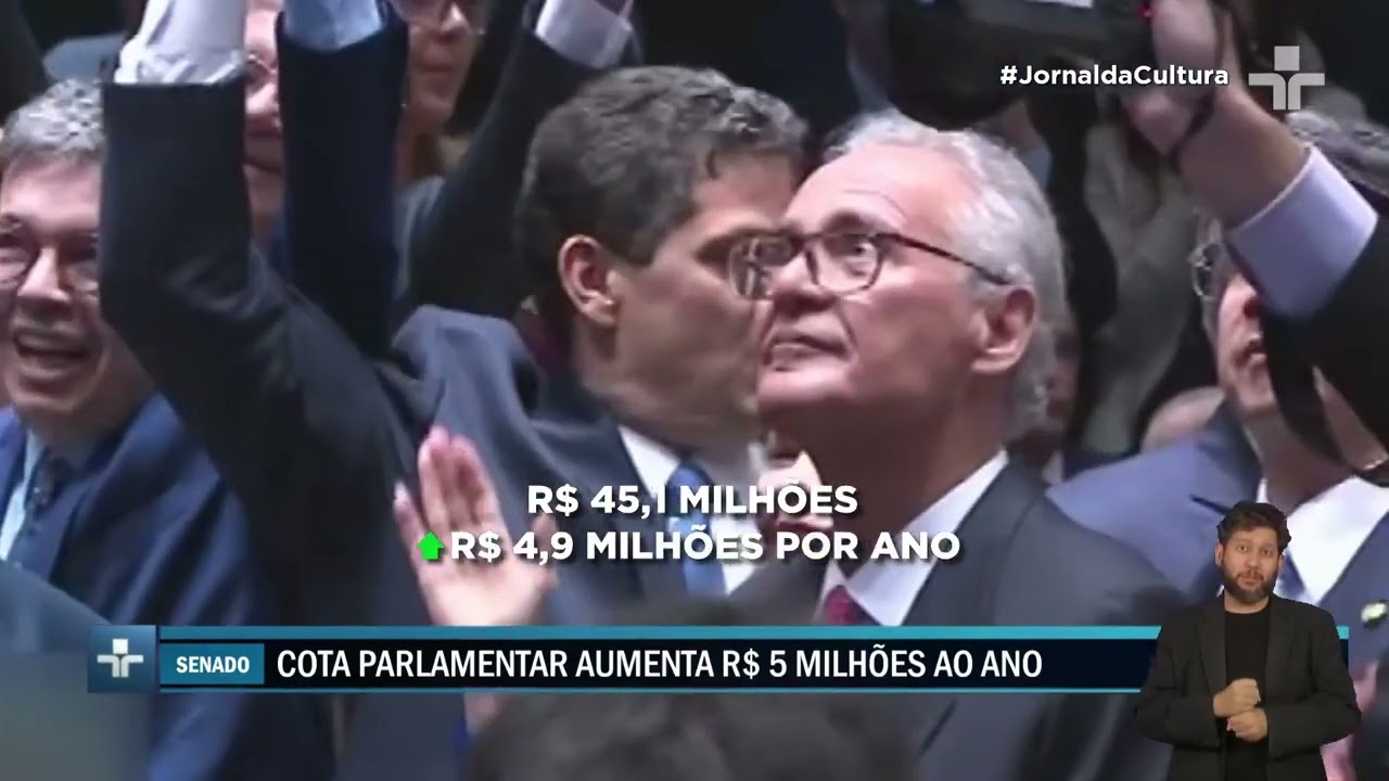 Presidente do Senado aumenta cota parlamentar anual dos senadores em quase R$5 bilhões