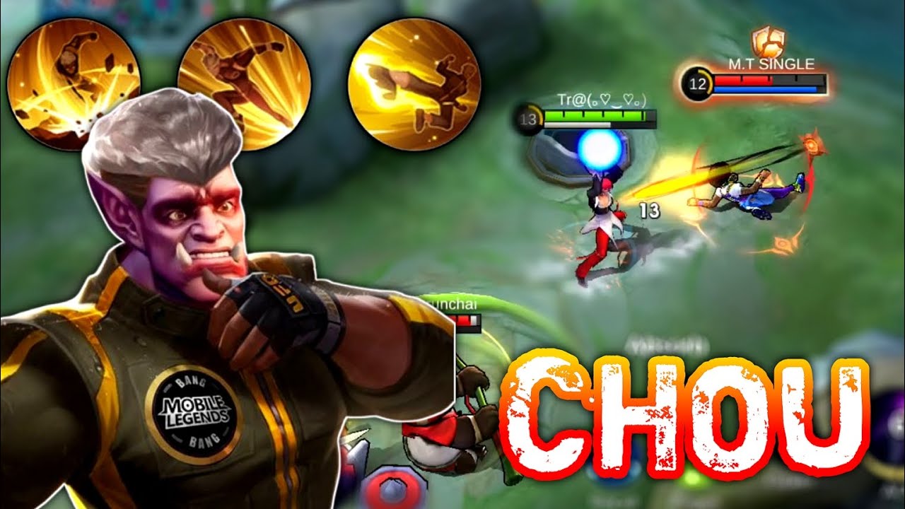 យក Akai មកបិទ Chou 🤣🤣🤣 | Mobile Legends | Si Chou