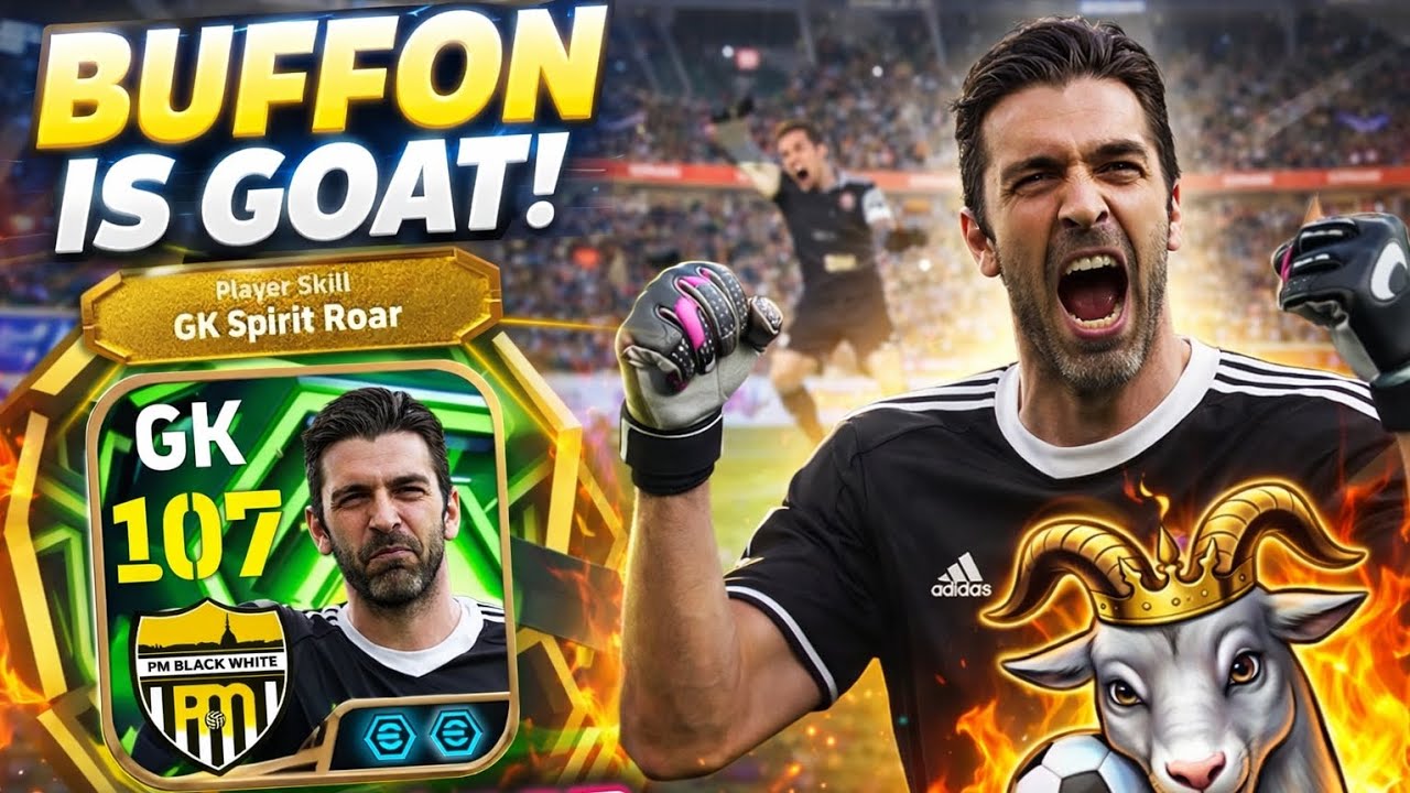 Обзор нового атакующего вратаря Буффона 107 😱 - Лучший вратарь всех времен в eFootball 2026 | Буф...