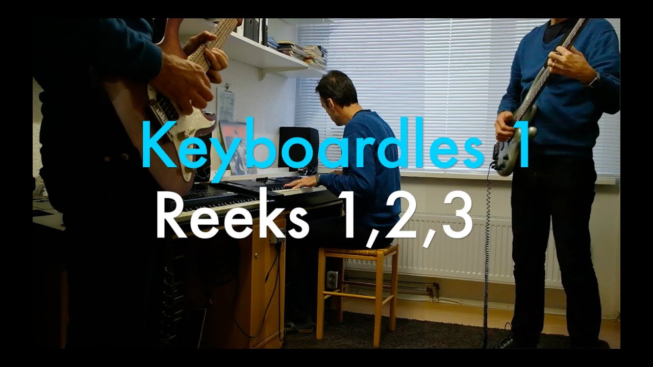 Keyboardles 1  -  Reeks 1,2,3  - John Evers - Gratis Online keyboardlessen en oefeningen
