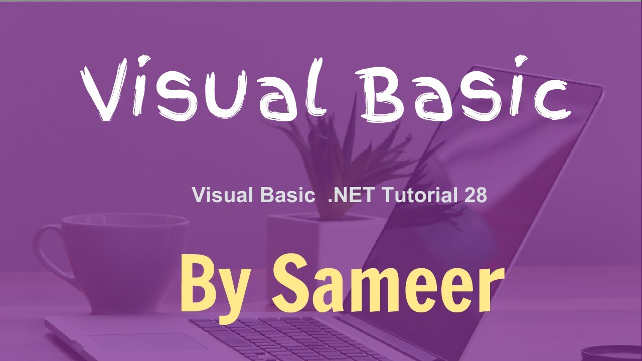 Visual Basic  NET Tutorial 28   Auto Complete Combo Box and a Text Box in VB NET | Sameer