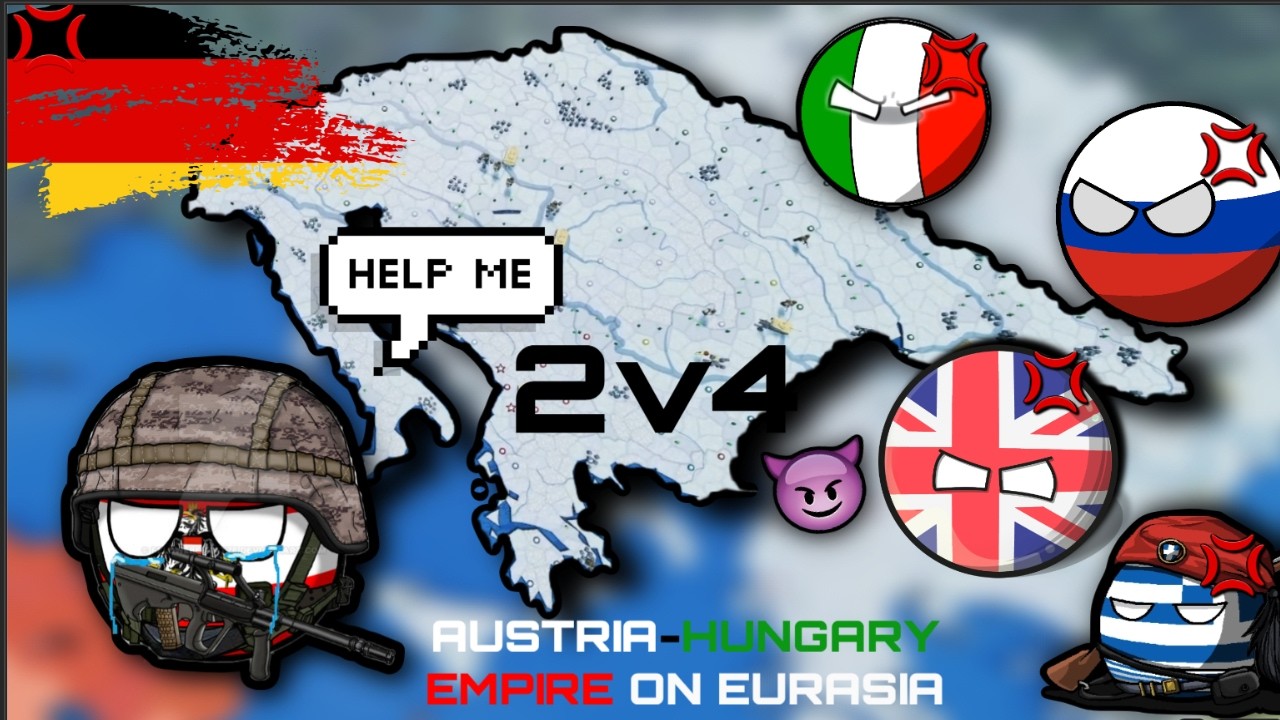 We destroyed teamers as Austrian-Hungary Empire (Eurasia WW1 NEW UPDATE).