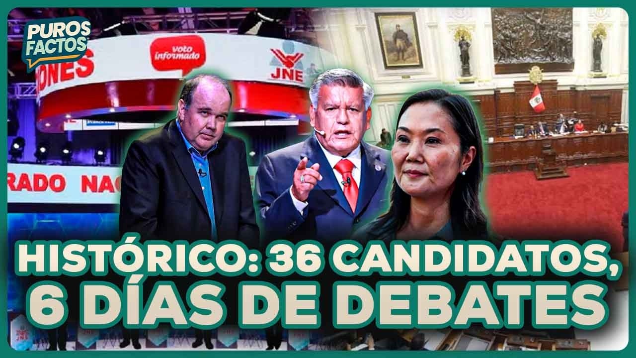 ¿Cómo será el debate presidencial con 36 candidatos? | SEGMENTO #PurosFactos