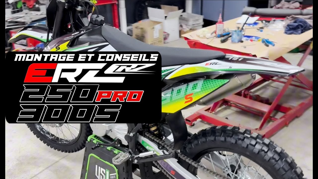 Tutoriel Montage et Conseils complet - Motocross CRZ ERZ PRO 250cc/300cc