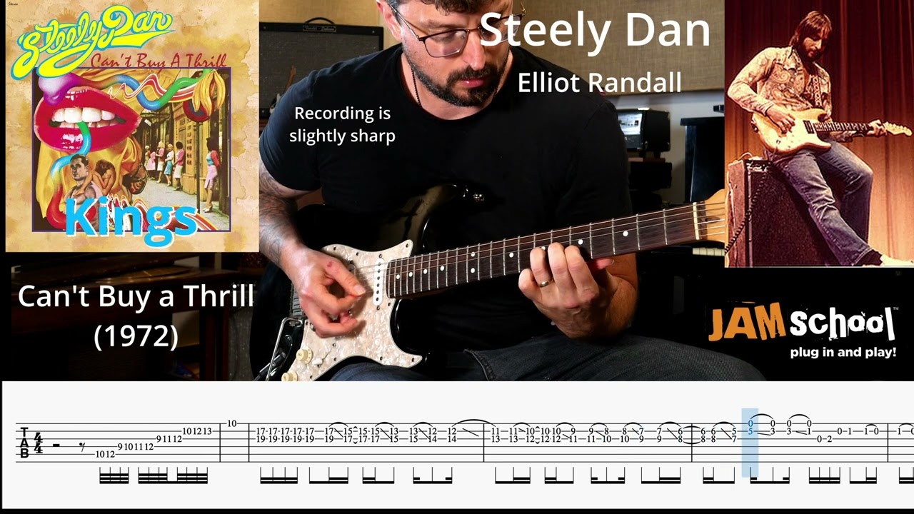 Steely Dan Kings Elliot Randall guitar solo with TAB