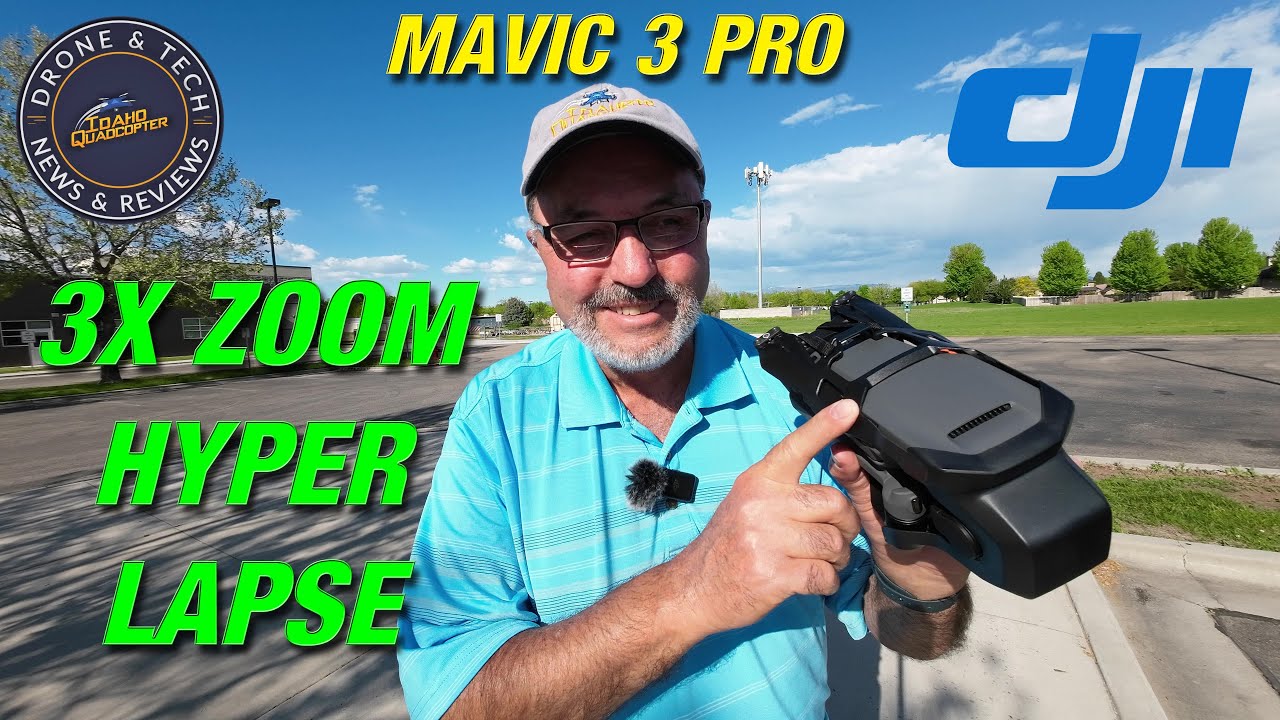DJI Mavic 3 Pro 3X Zoom HyperLapse and 3X Zoom Parallax Effect Orbit