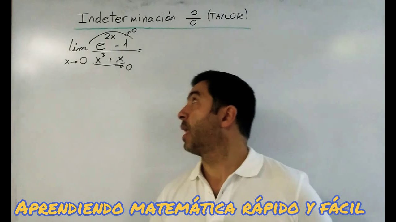 Límite indeterminado, aplicación de Taylor