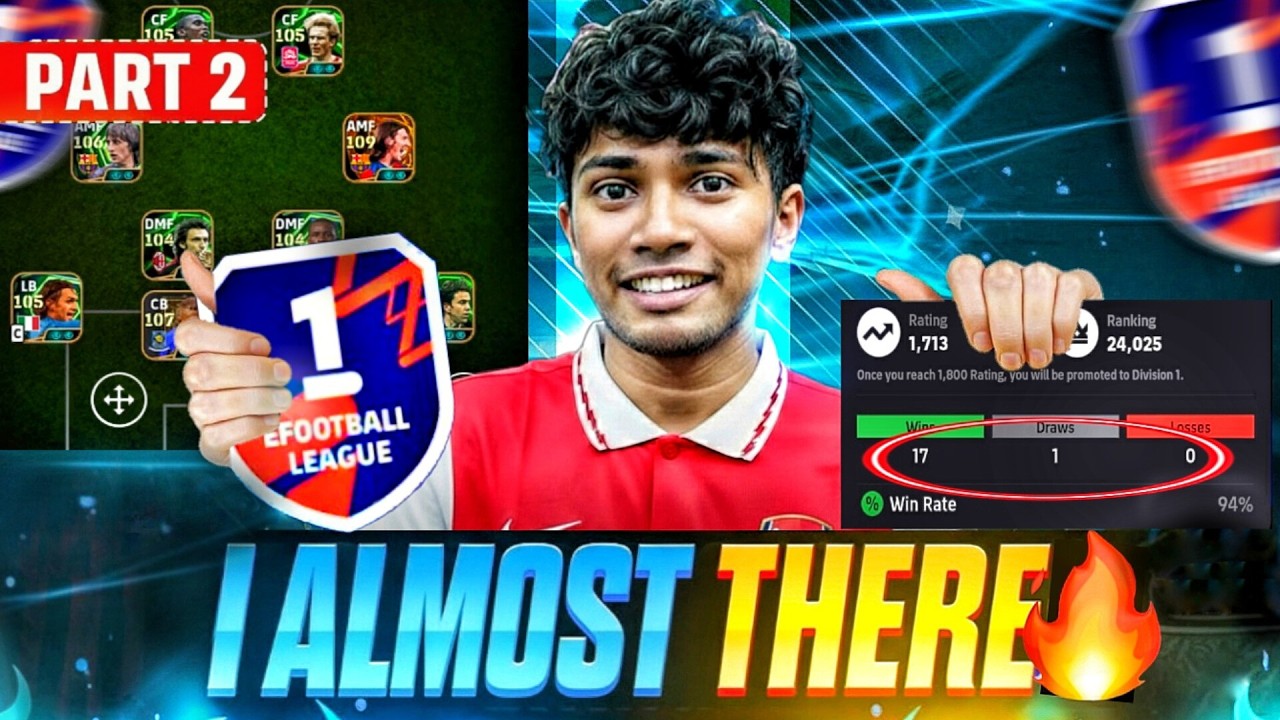 CAN I REACH DIV 1 WITHOUT LOSE ? PART 2 🔥 NEW ACCOUNT  | RiCH BOY  | ENDING 😂