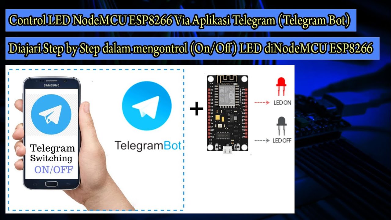 Управление светодиодами через приложение Telegram (Telegram Bot) с NodeMCU ESP8266