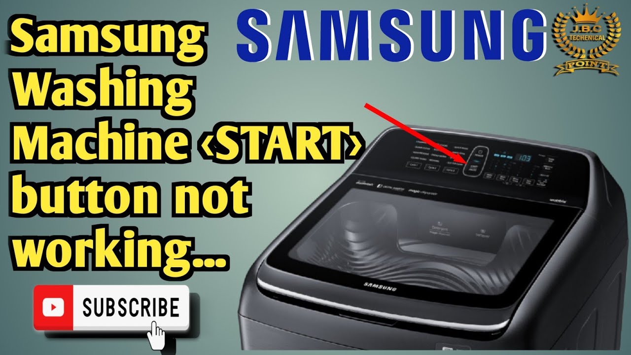 Samsung washing machine start switch not working || How to change Samsung washing machine pcb.