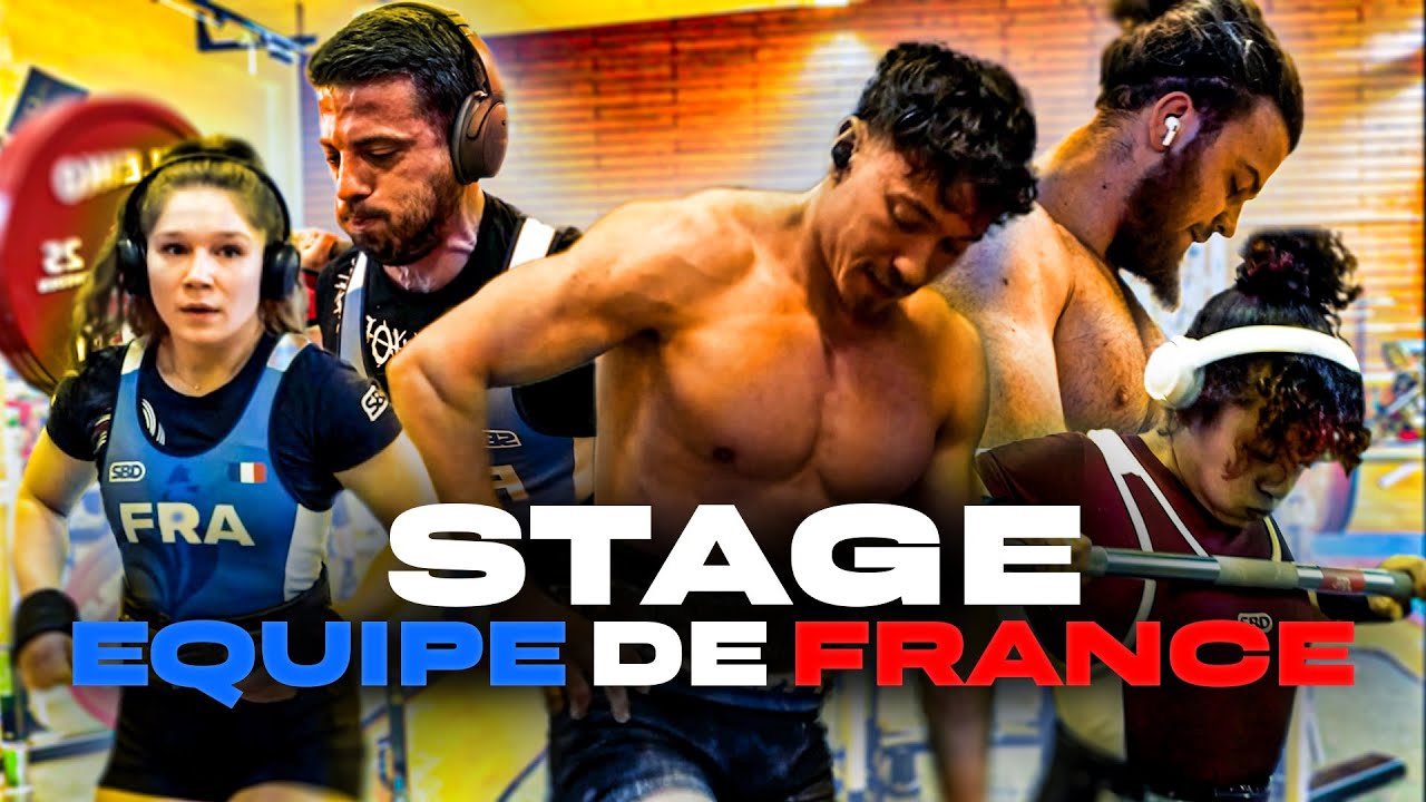 STAGE AVEC L'EQUIPE DE FRANCE DE POWERLIFTING