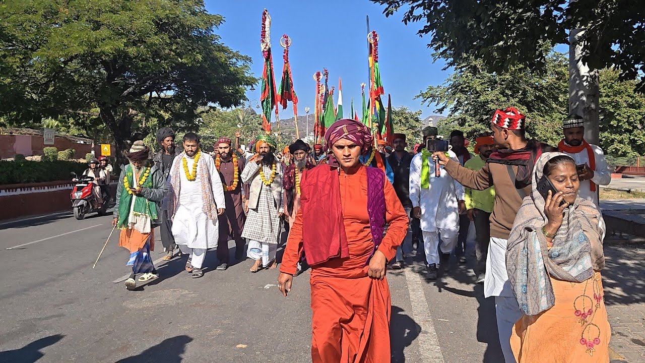 किशनगढ़ पहुंच गए हैं  ख्वाजा जी के चाहने 🥰 वाले Delhi to  Ajmer Sharif paidal Yatra 2025