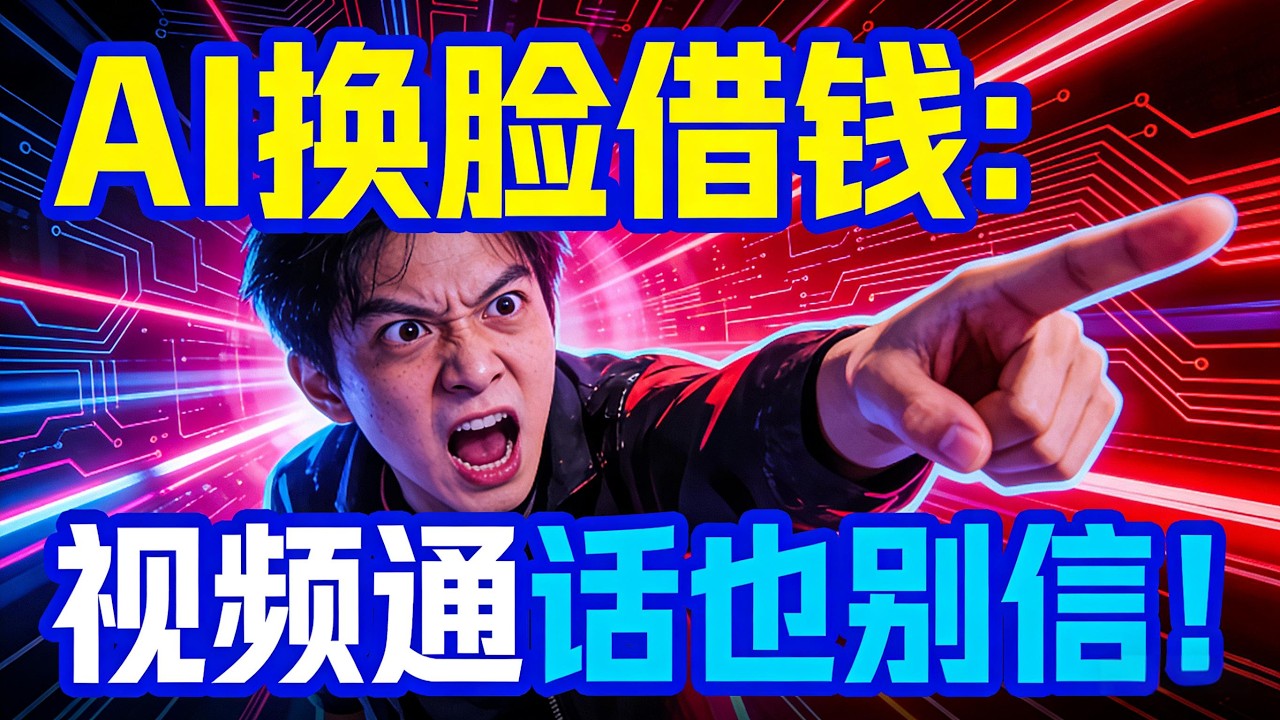 警惕！AI换脸冒充子女/老板，视频通话也能骗钱，毕生积蓄秒归零！