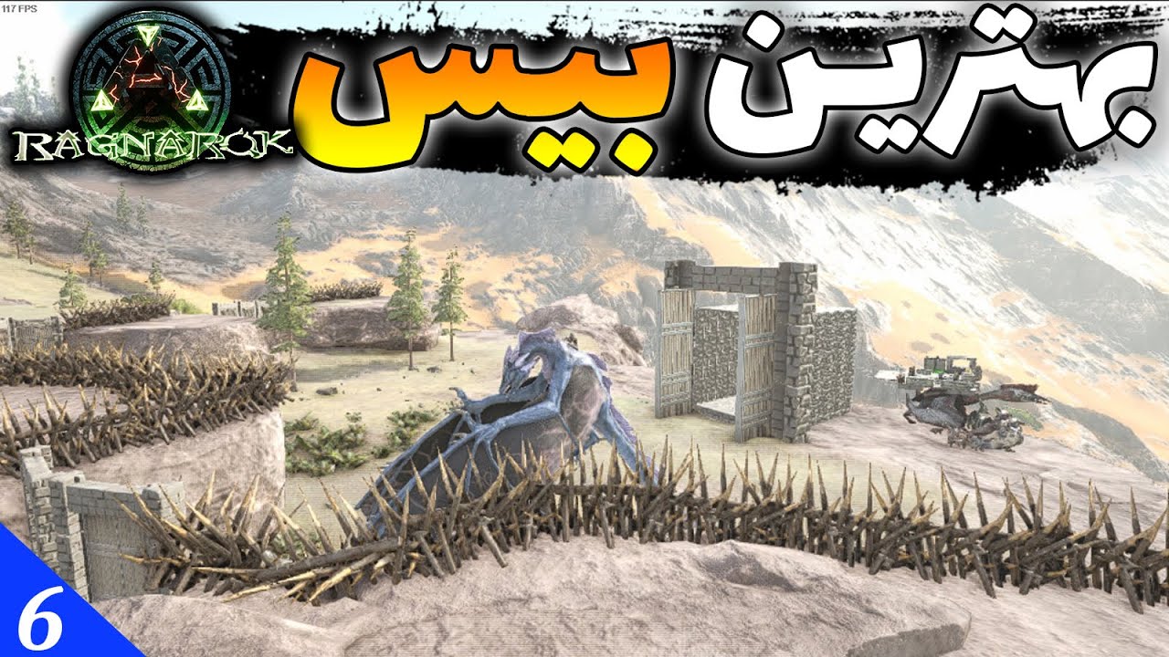 با بیس هواییم رفتم به لوکیشن جدید و یه بیس بزرگ و خفن ساختم / گیم پلی بازی آرک / ساختن بیس در آرک