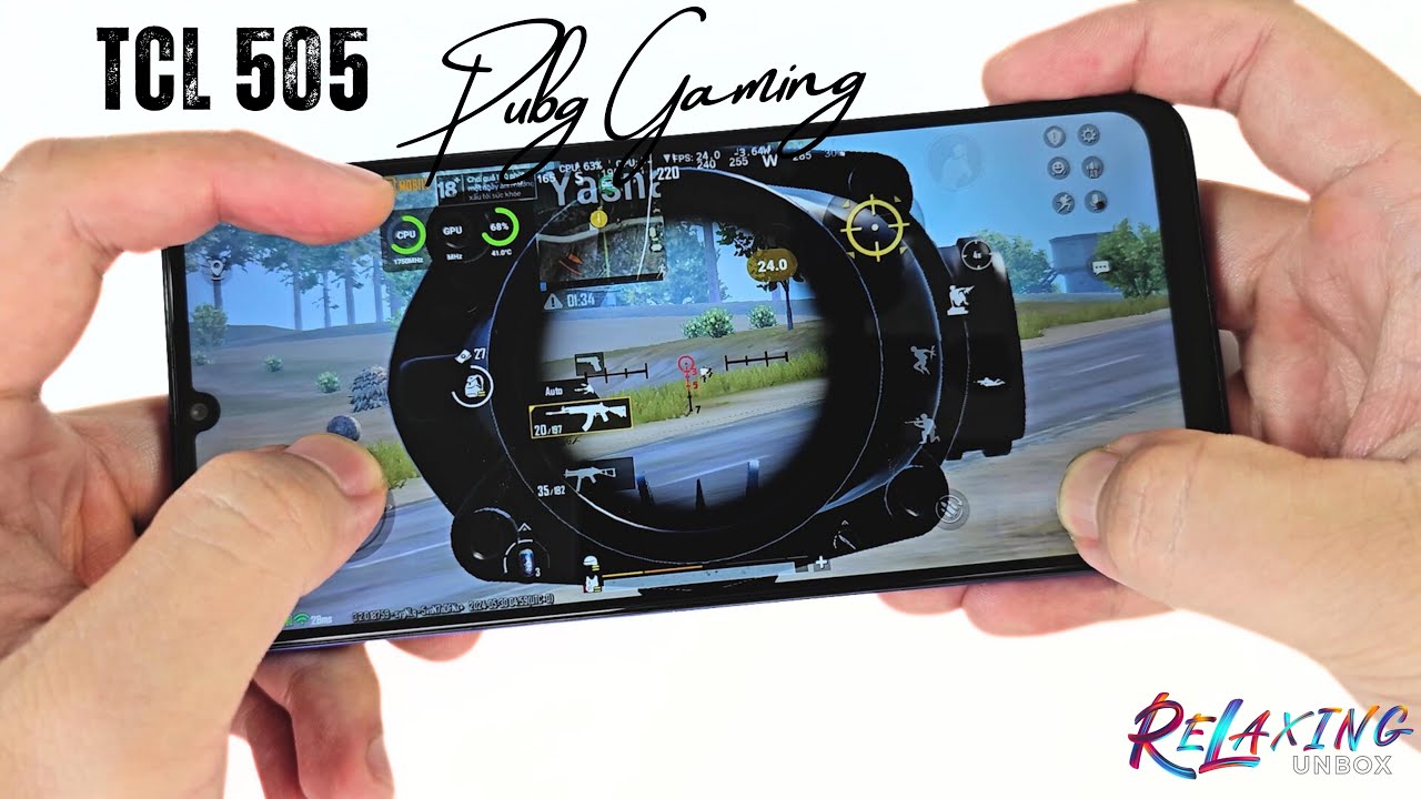 TCL 505 PUBG Smooth 25 FPS Gameplay | Helio G36