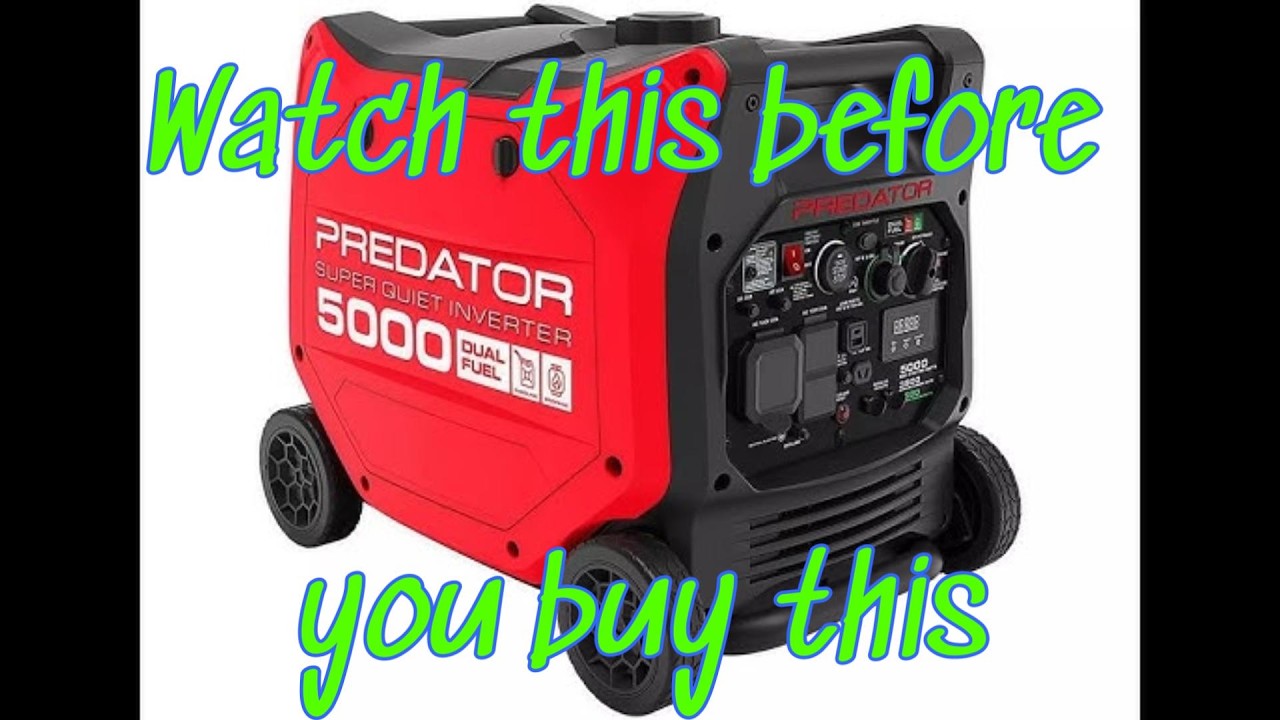 predator 5000 watt generator