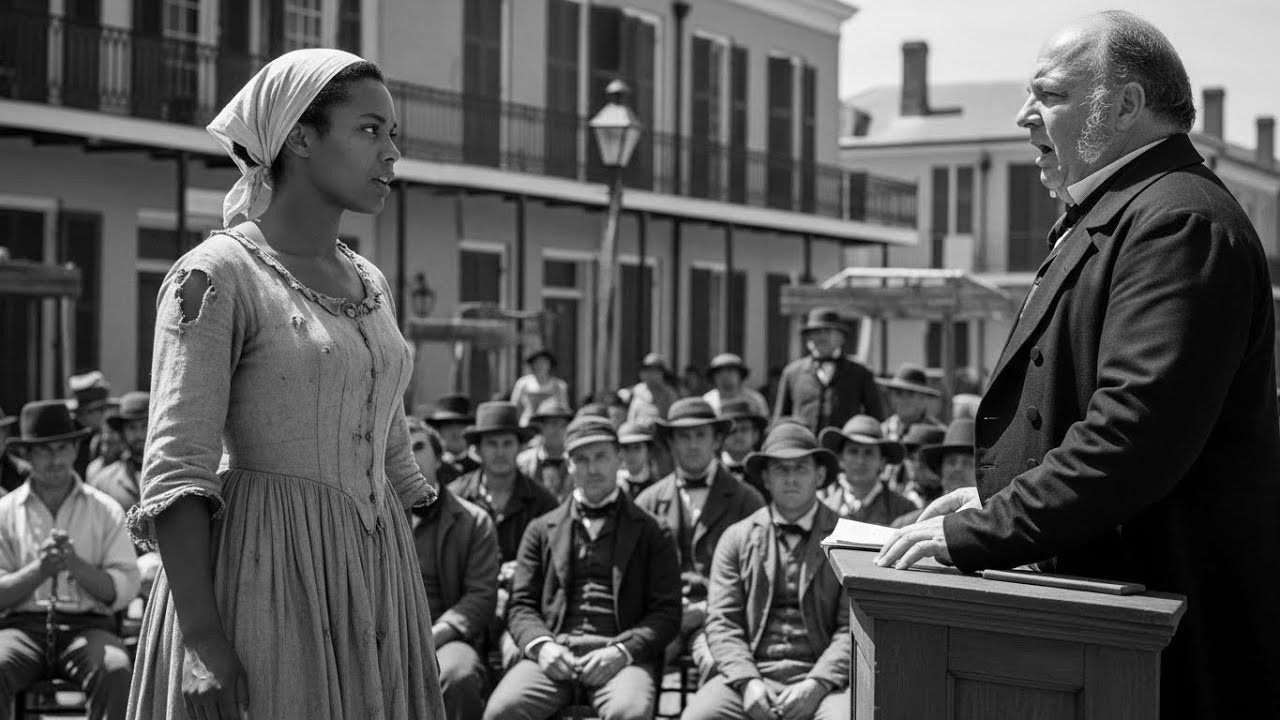 La femme qui a choqué la vente aux enchères de Louisiane: un récit rare de 1851