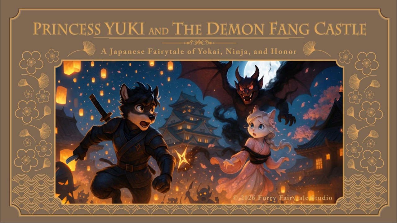 Princess Yuki and the Demon Fang Castle | Animated Fairy Tale Bedtime Story