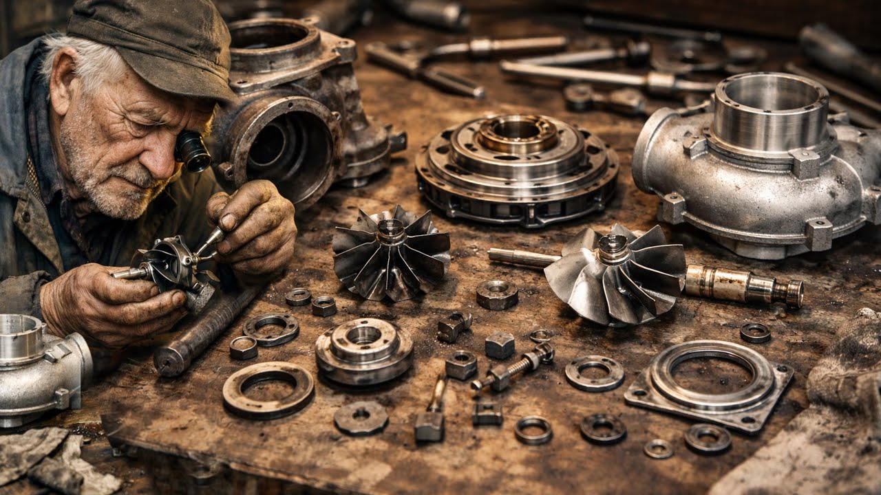 Complete Turbocharger Rebuild | Dismantling and Restoring Like New	 