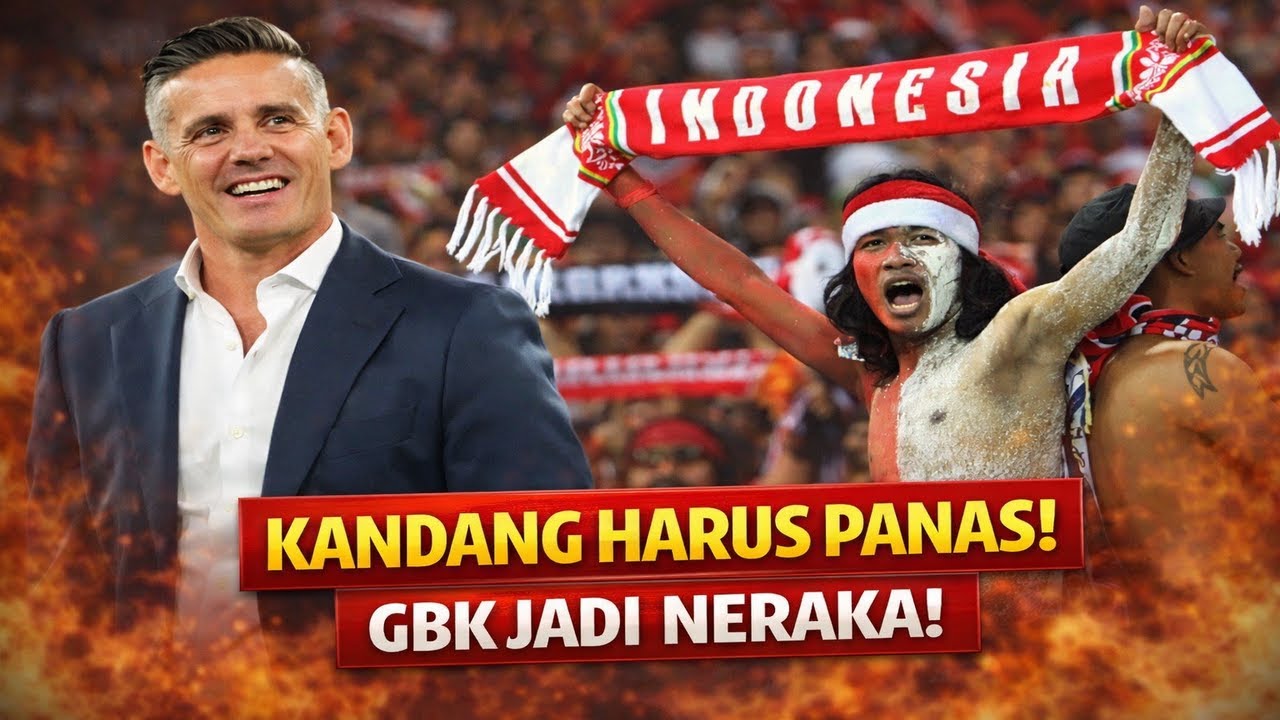 Herdman Beri Peringatan Keras! Kandang Timnas Indonesia Diminta Jadi Neraka!