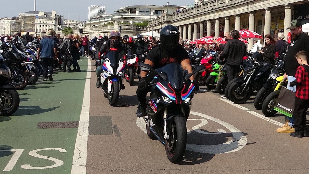 SUPERBIKES SHUTDOWN another Seafront 2025.BMW S1000RR,Yamaha R1M,Ducati,Suzuki 