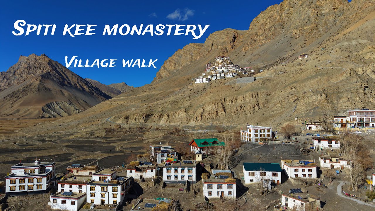 Kee village walk ep1 !Spiti ! Life in cold dessert!!#vlog #spiti