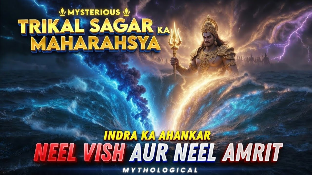 Mysterious|🔱TRIKAL SAGAR KA MAHARAHSYA | Indra ka Ahankar,Neel Vish aur Neel Amrit| Mythological 