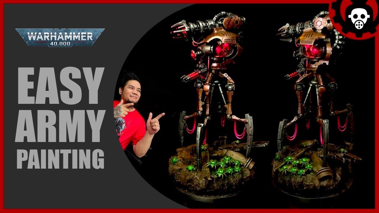 HOW to paint NECRONS Canoptek Doomstalker | BASIC Army Painting
