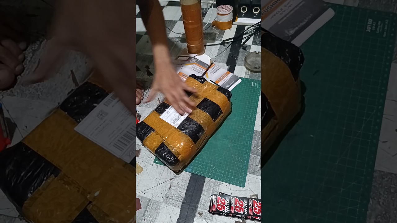 proses packing paket kamu 🥰 #cod #paket #packing #online #shop