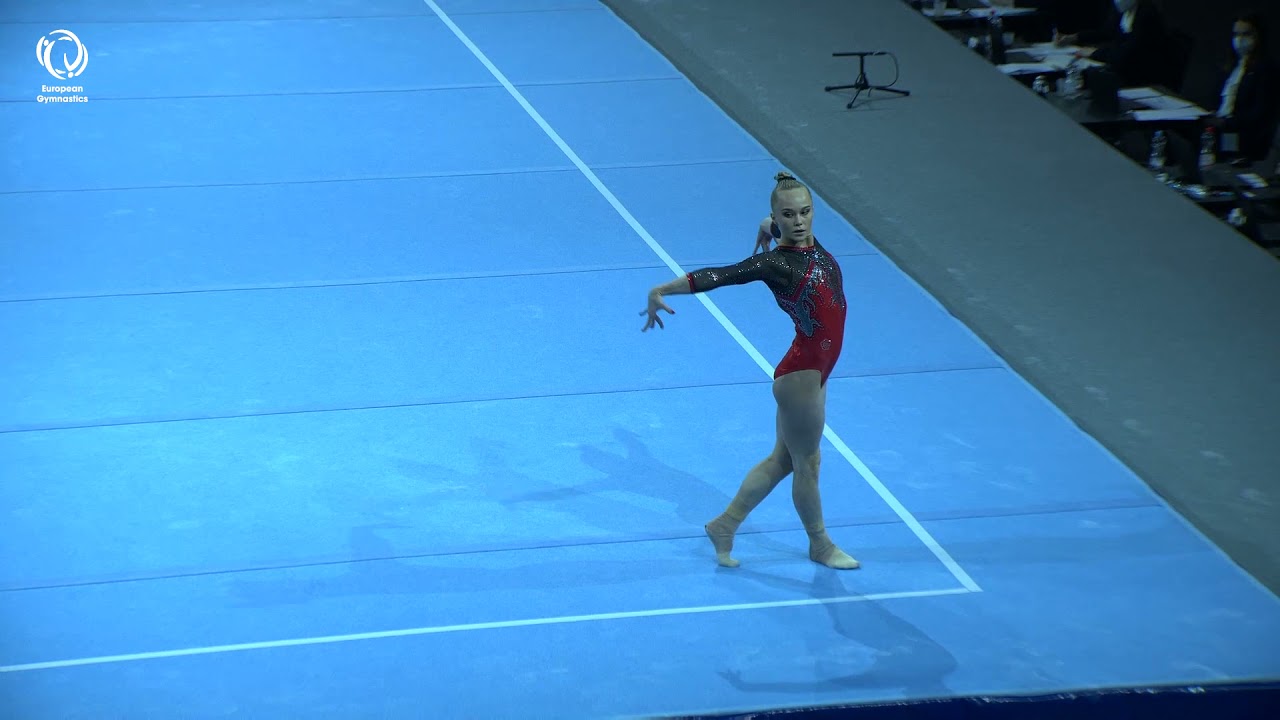 Angelina MELNIKOVA (RUS) - 2021 Artistic Europeans - Qualification floor