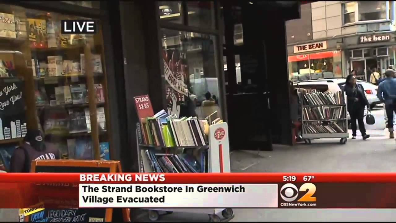 The Strand Bookstore In Greenwich Village Evacuated