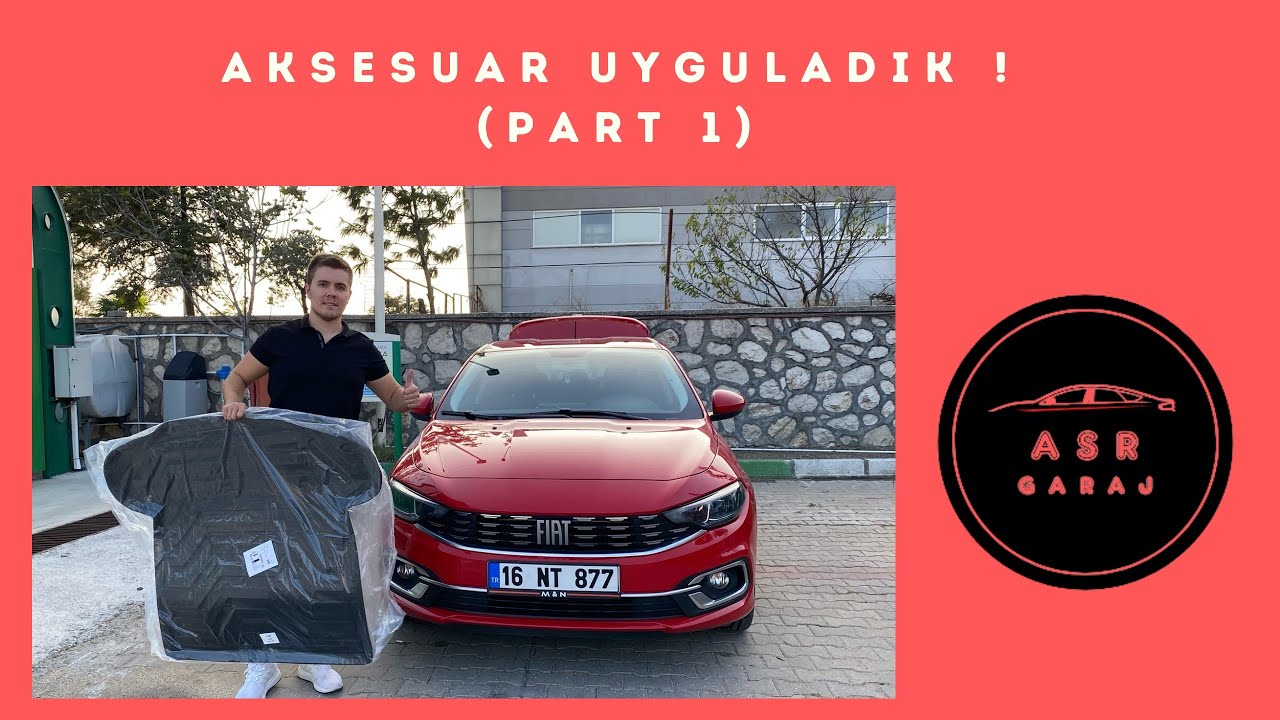 FİAT EGEA Aracımıza Aksesuar Uygulaması Yaptık! (PART 1)