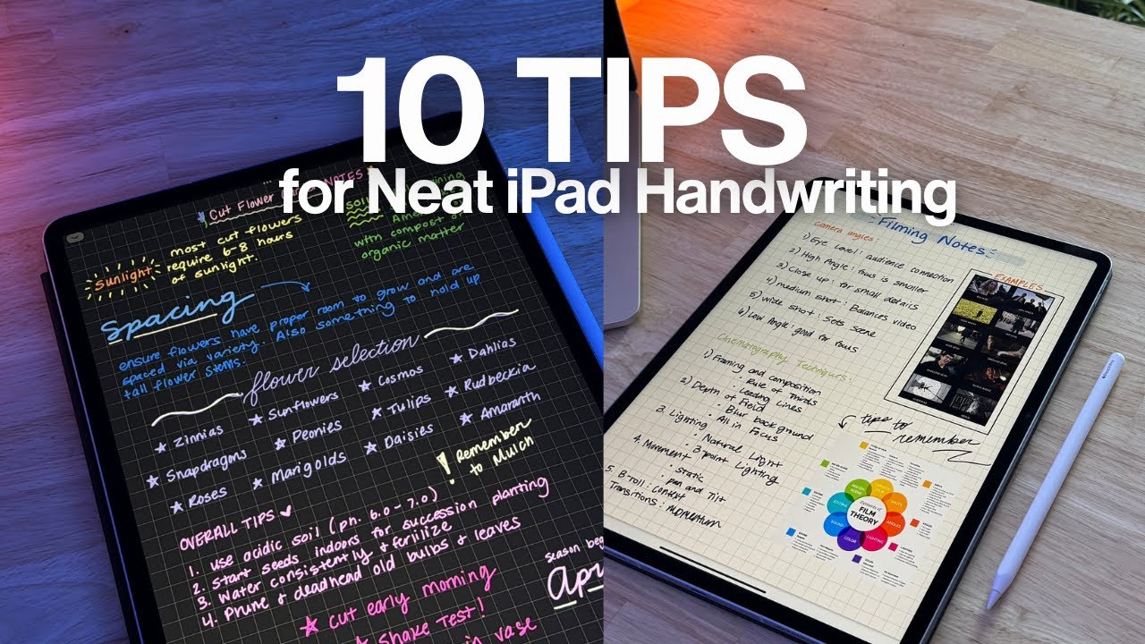 10 советов для аккуратного почерка на iPad ✏️