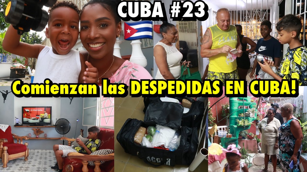 CUBA🇨🇺 EMPIEZAN LAS LÁGRIMAS😢 PREPARANDO MALETAS✈️ VISITA MÁS FAMILIA❤️ RECIBIMOS REGALOS 20 Oct2025