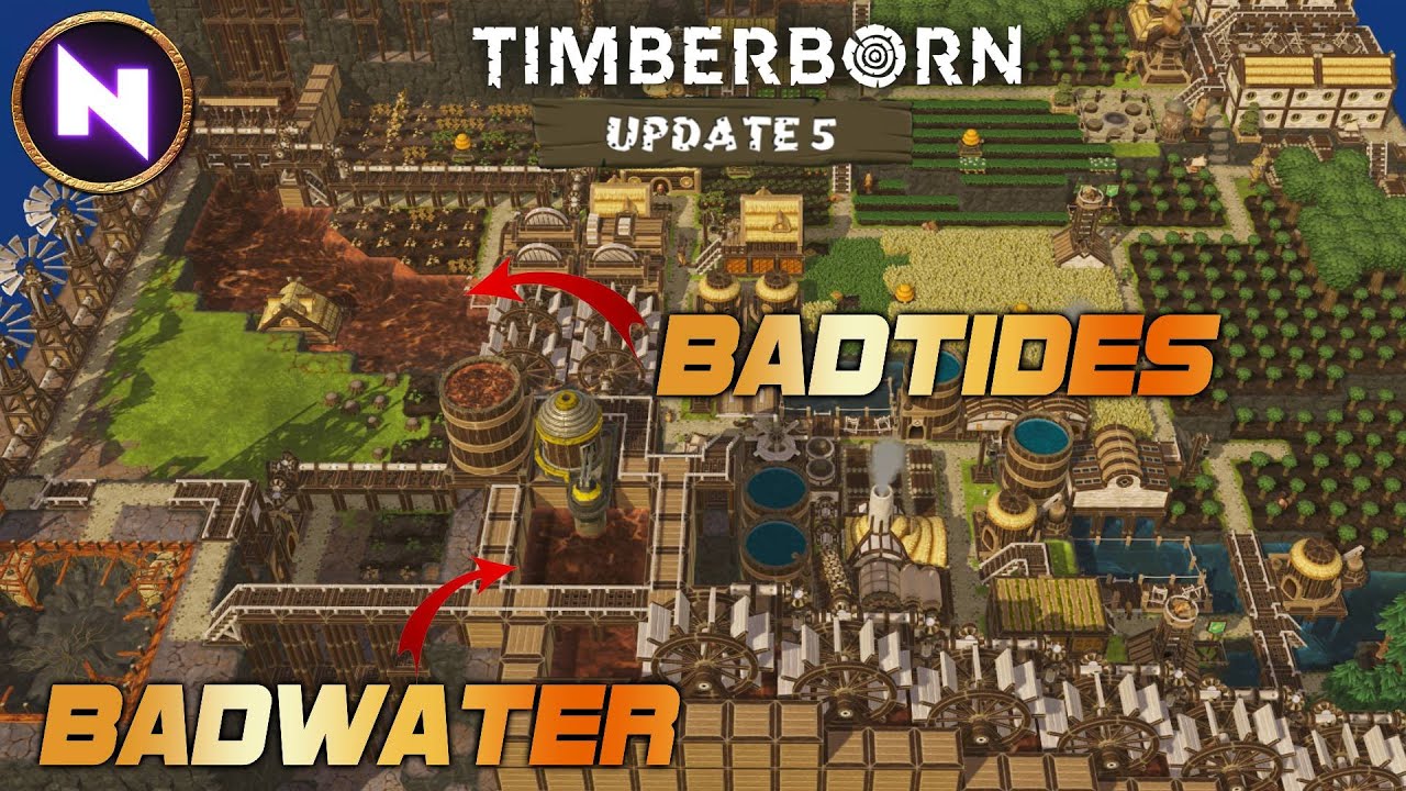 BADWATER; From Challenge To Unlimited Power In Timberborn Update 5 | Showcase