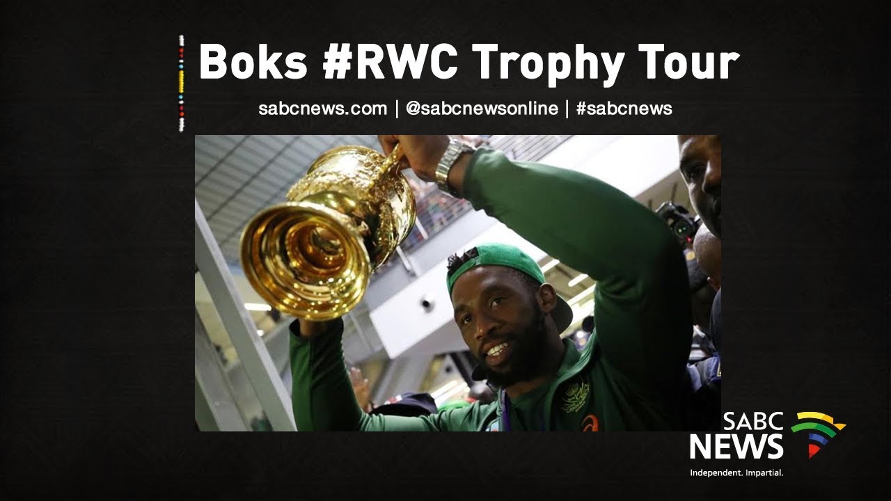 [LIVE] Springboks Rugby World Cup trophy tour in Durban