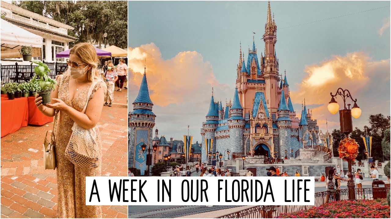 Living in Florida! | Weekly Vlog | Farmer's Markets, Magic Kingdom & Magical Dining!