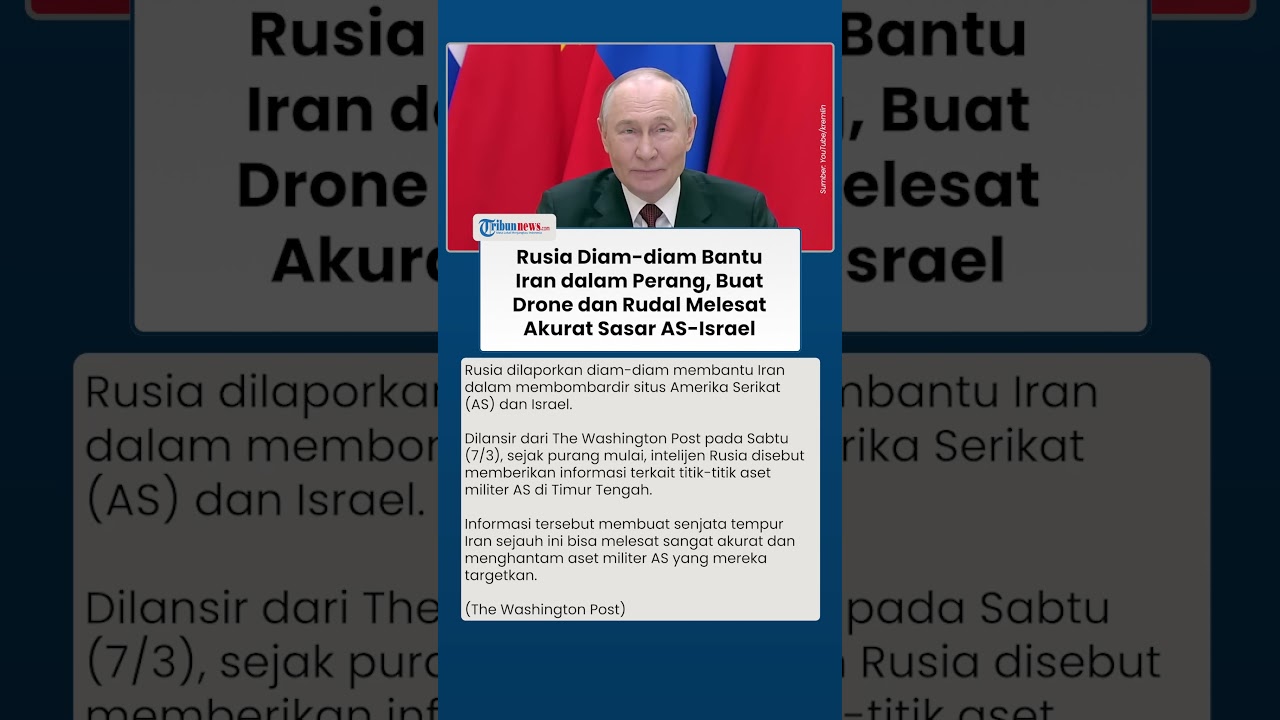 Intel Rusia Diam-diam Bekingi Iran, Buat Rudal dan Drone Melesat Akurat Hantam Situs AS dan Israel
