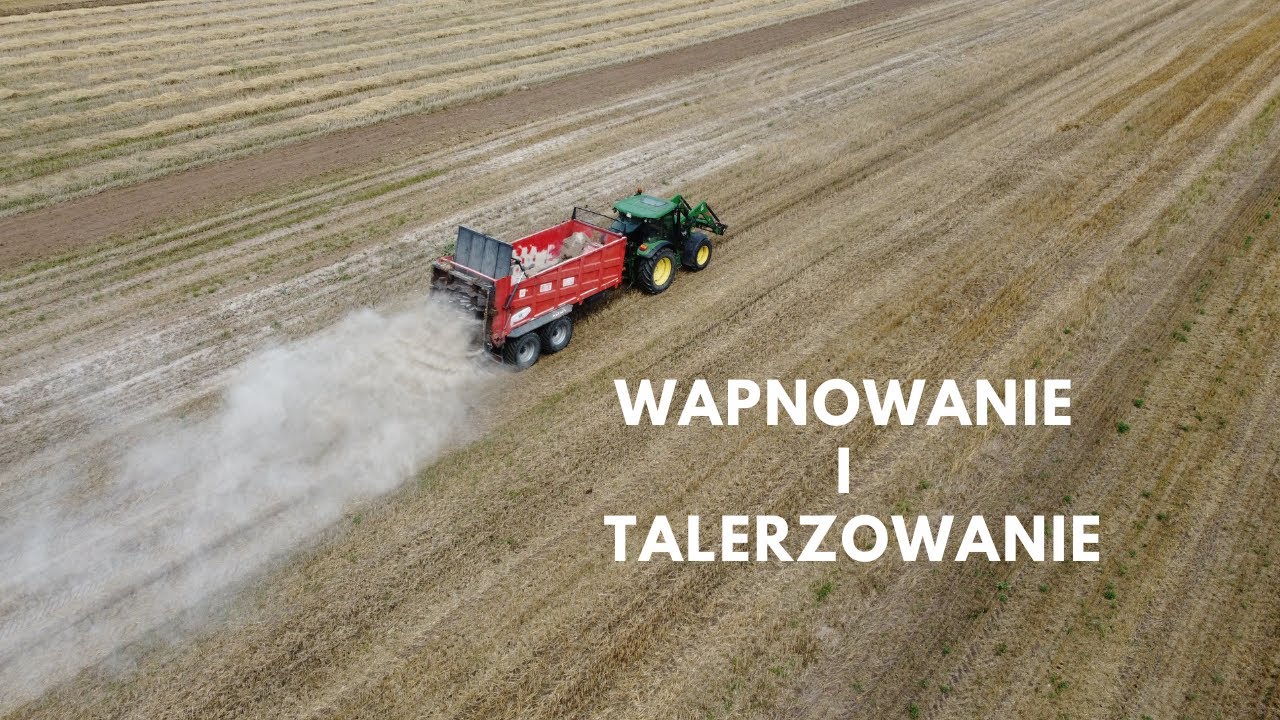 #12 Wozimy wapno i talerzujemy 🔥JohnDeere&Valtra 🚜🚜
