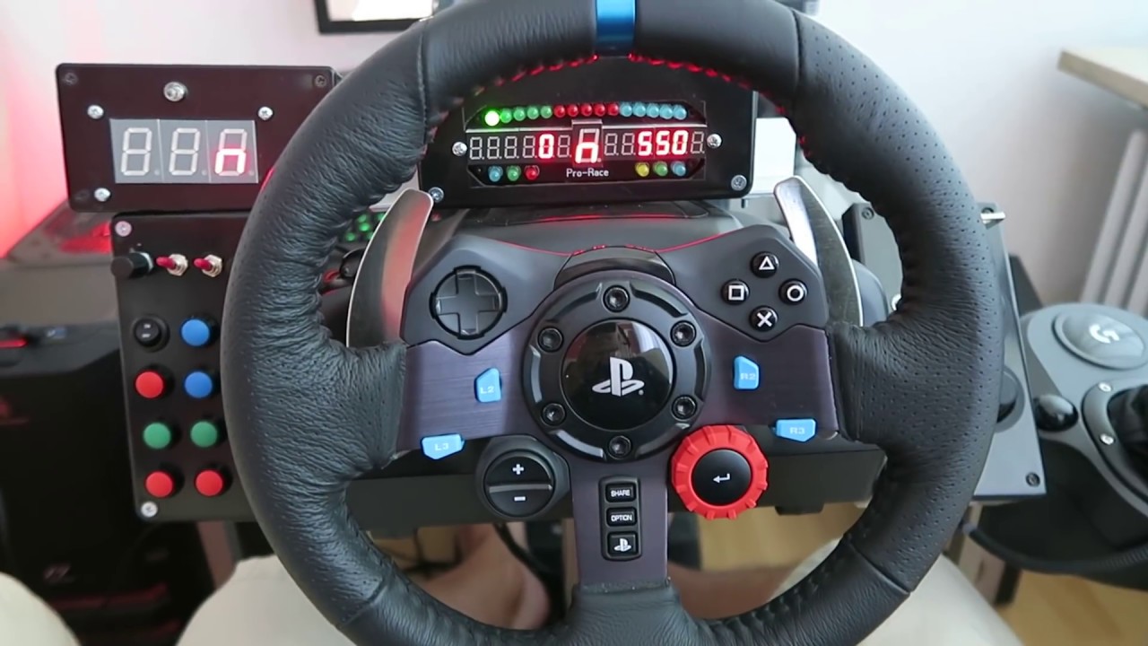 ETS2 i kokpit wlasnej roboty (Logitech G29 & Symprojects)