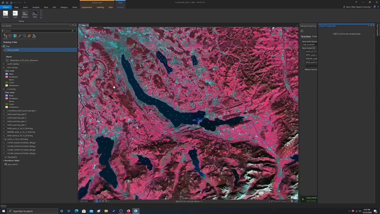 ArcGIS Pro: Сводные данные растра